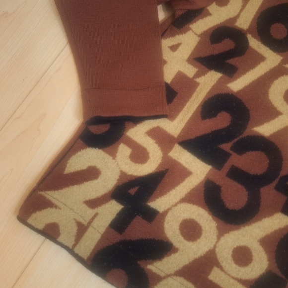 Vintage 80's Matsuda Nicole Tokyo  Very Rare Wool Funnel Neck Sweater Size M - Picture 5 of 8